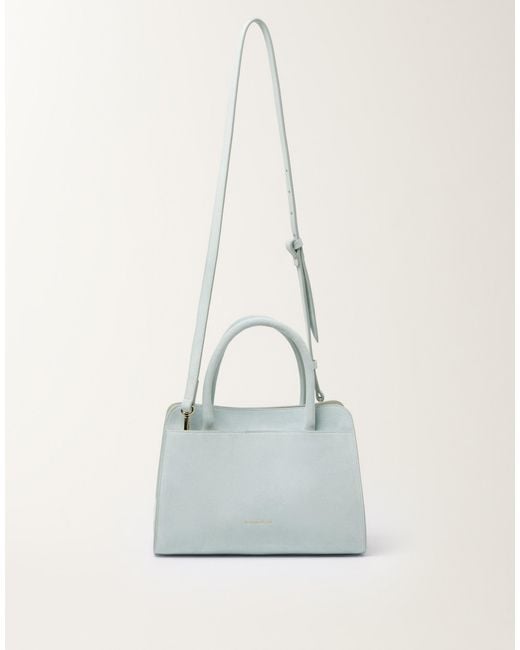 Fabiana Filippi White Josephine Suede Handbag