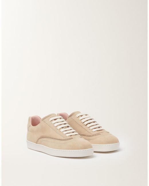 Fabiana Filippi Natural Suede Sneakers