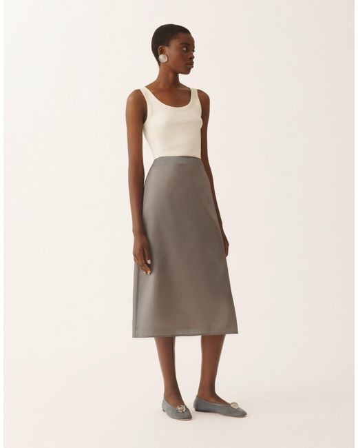 Fabiana Filippi Gray Skirts