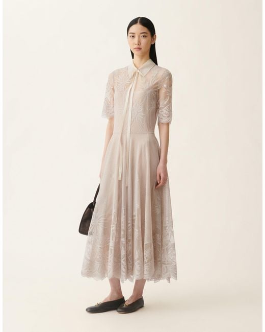 Fabiana Filippi Natural Lace Dress
