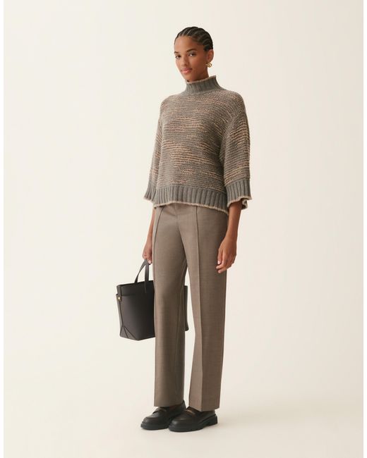 Fabiana Filippi Natural Bistretch Cool Wool Jogging Trousers