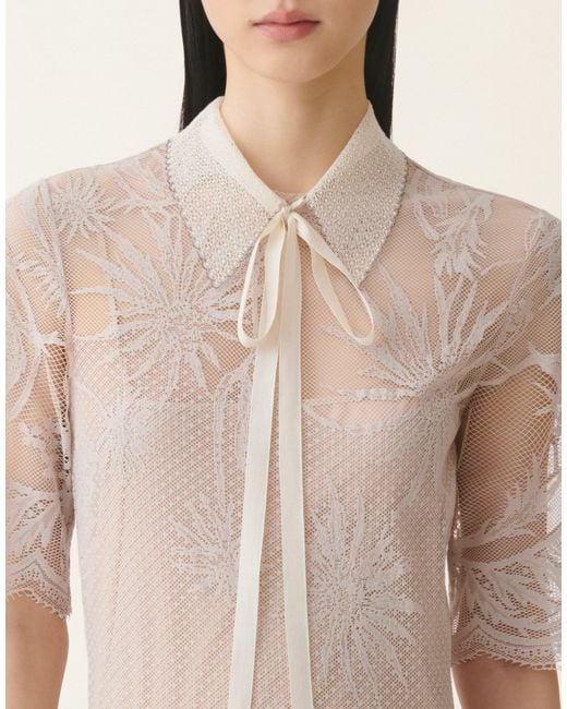 Fabiana Filippi Natural Lace Dress