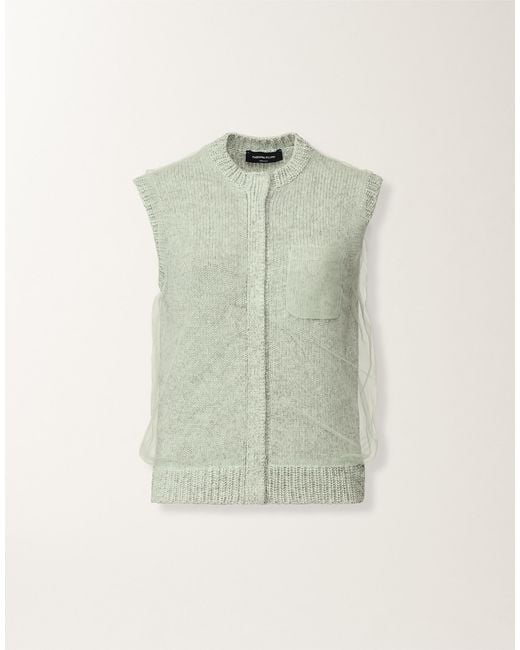 Fabiana Filippi Green Cropped Vest