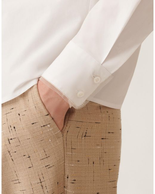Fabiana Filippi Natural Poplin Shirt