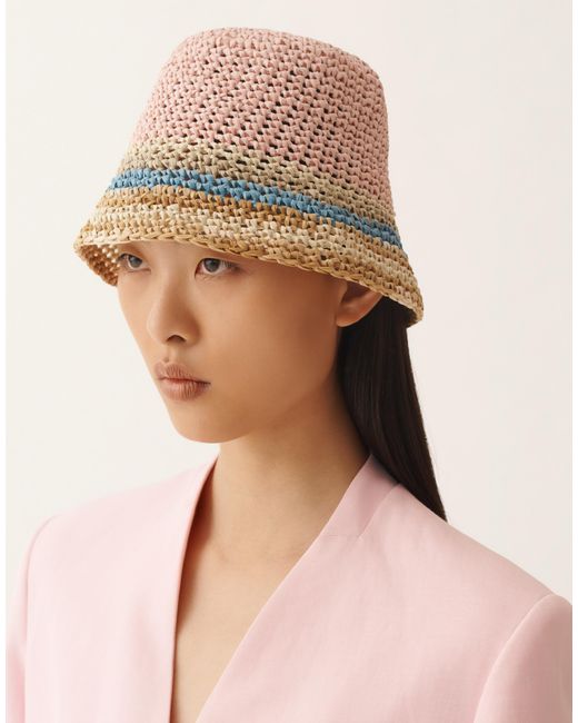 Fabiana Filippi Natural Crochet Fisherman Hat