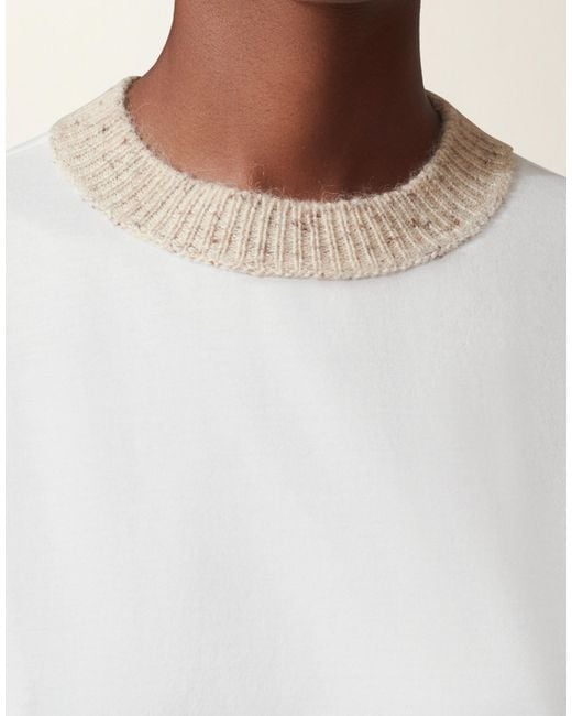 Fabiana Filippi Natural Cotton Jersey T-Shirt