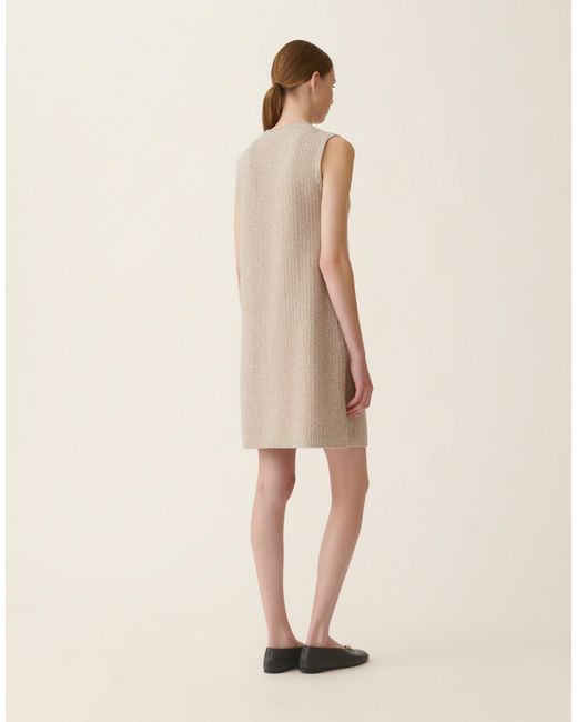 Fabiana Filippi Natural Platinum And Sequin Dress