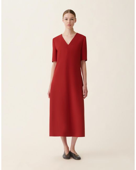 Fabiana Filippi Red Cady Dress