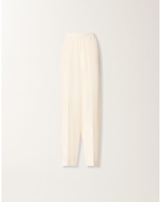 Fabiana Filippi Natural Crepe De Chine Pants