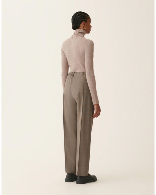 Fabiana Filippi Natural Bistretch Cool Wool Jogging Trousers