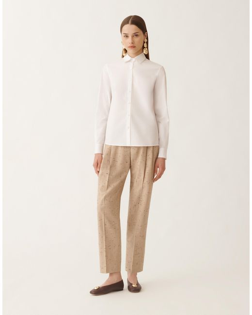 Fabiana Filippi Natural Poplin Shirt