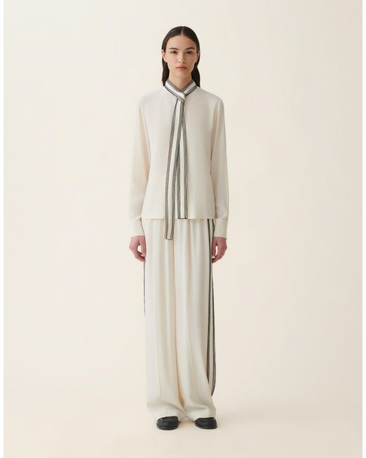 Fabiana Filippi Natural Crêpe De Chine Shirt