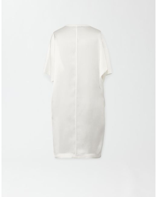 Fabiana Filippi White Maxi-T-Shirt-Kleid Aus Jersey, Weiß