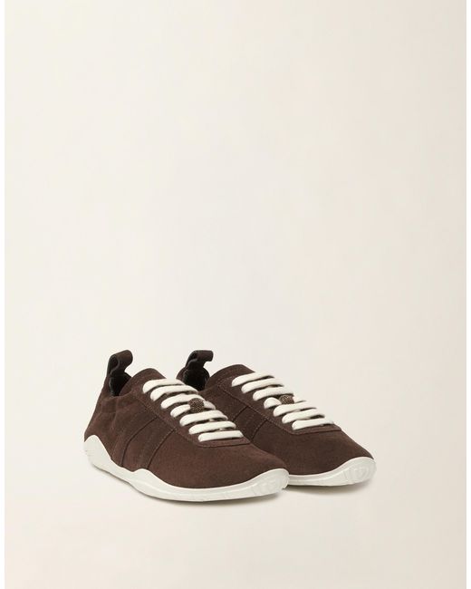 Fabiana Filippi Natural Suede Sneaker