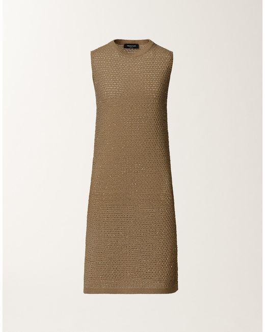 Fabiana Filippi Natural Mini Dress