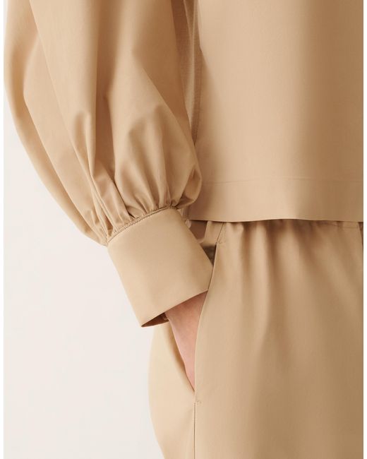 Fabiana Filippi Natural Silk And Cotton Shirt, Maple