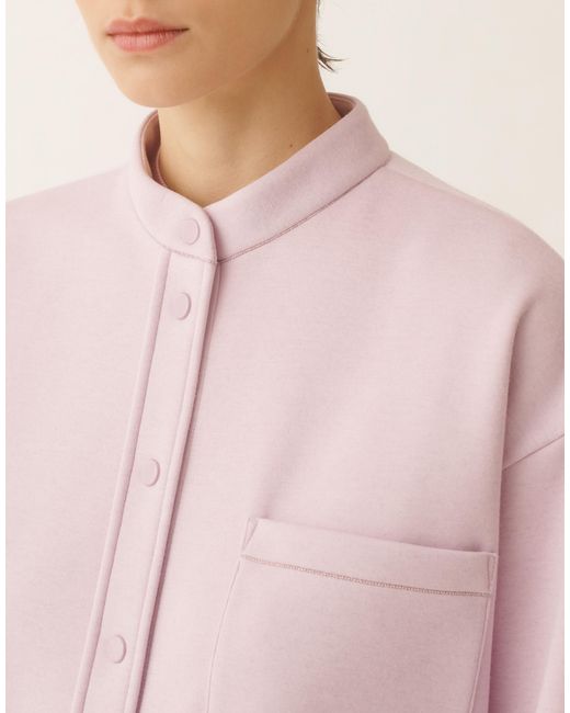Fabiana Filippi Pink Scuba Cashmere Shirt