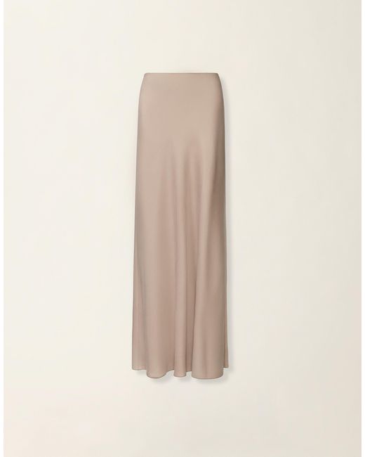 Fabiana Filippi Natural Long Fluid Skirt