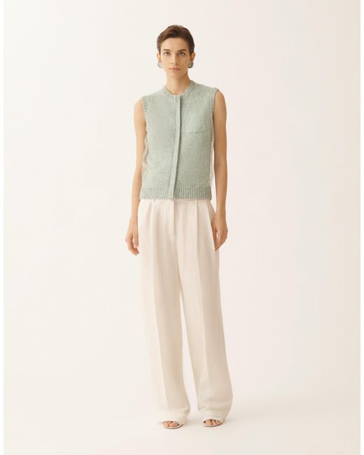Fabiana Filippi Green Cropped Vest