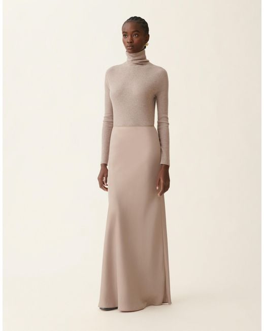 Fabiana Filippi Natural Long Fluid Skirt