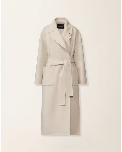 Fabiana Filippi Natural Double Wool Coat
