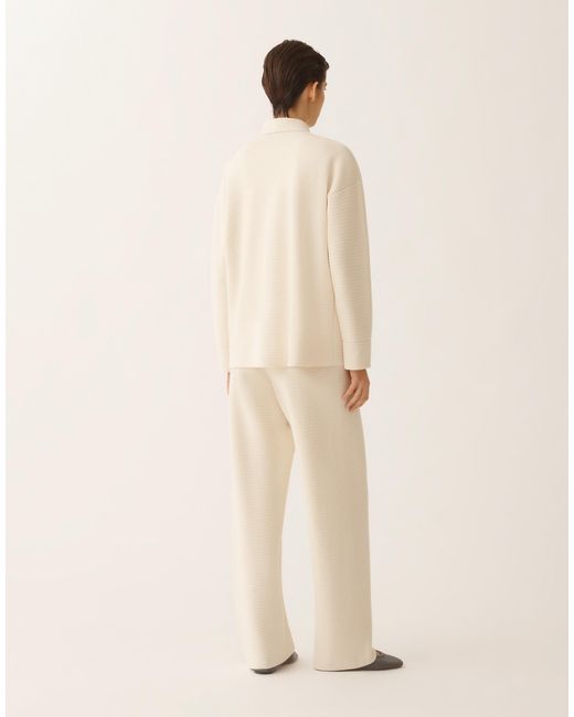 Fabiana Filippi Natural Wool And Cotton Shirt, Butter
