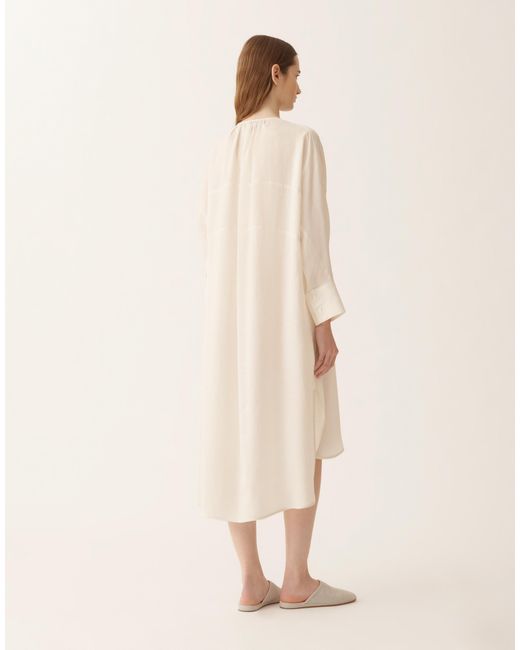 Fabiana Filippi Natural Fluid Midi Dress