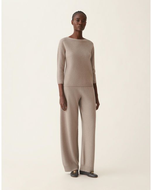 Fabiana Filippi Natural Platinum Sweater With Lurex