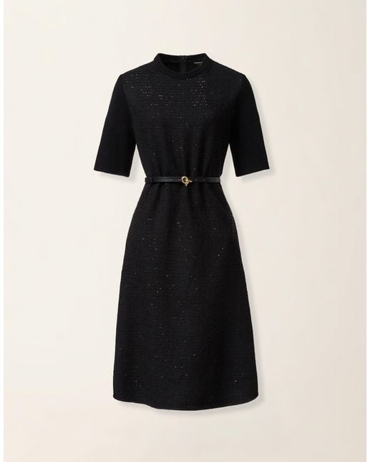 Fabiana Filippi Black Sequin Dress
