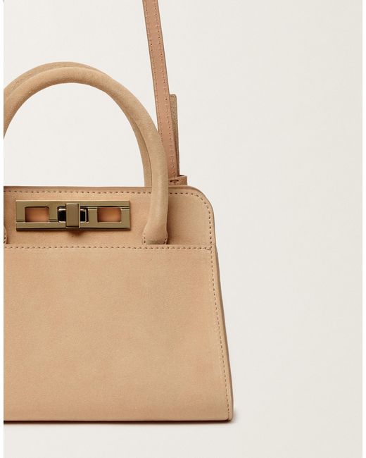 Fabiana Filippi Natural Josephine Suede Handbag, Cord