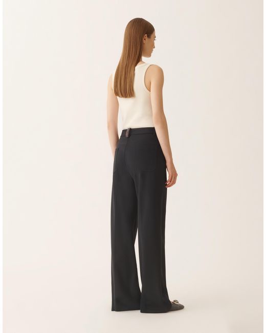Fabiana Filippi Blue Viscose Pants