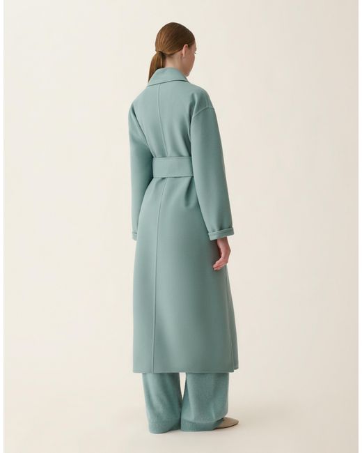 Fabiana Filippi Green Double Wool Coat