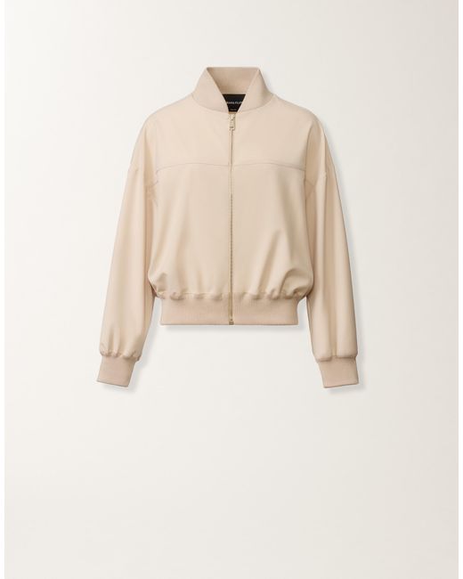 Fabiana Filippi Natural Techno Tailoring Bomber Jacket