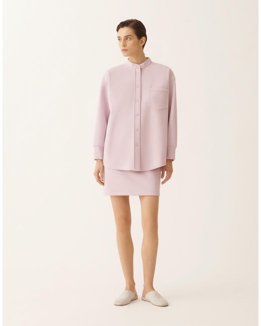 Fabiana Filippi Pink Scuba Cashmere Shirt