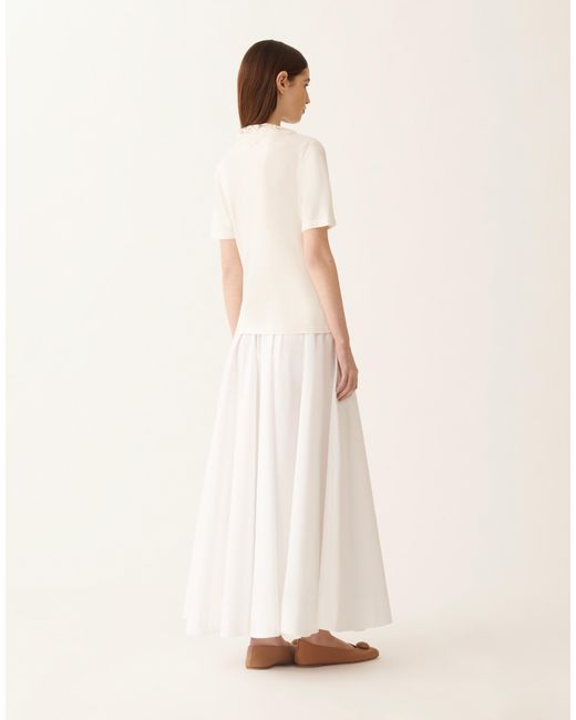 Fabiana Filippi Natural Silk And Cotton Polo