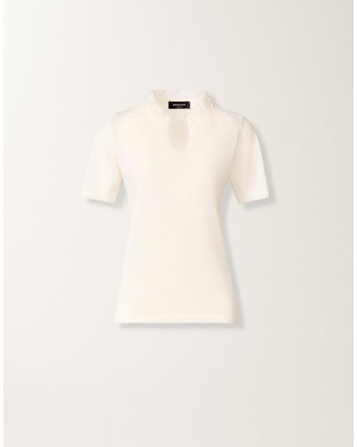 Fabiana Filippi Natural Silk And Cotton Polo