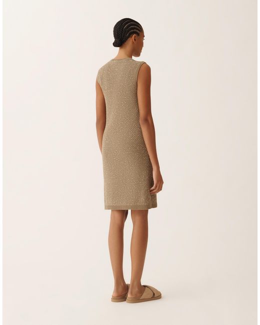 Fabiana Filippi Natural Mini Dress