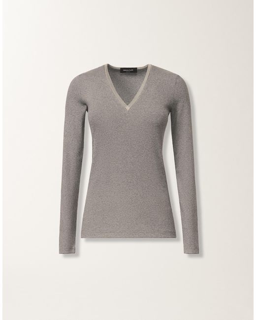 Fabiana Filippi Gray Jersey T-Shirt, Rock