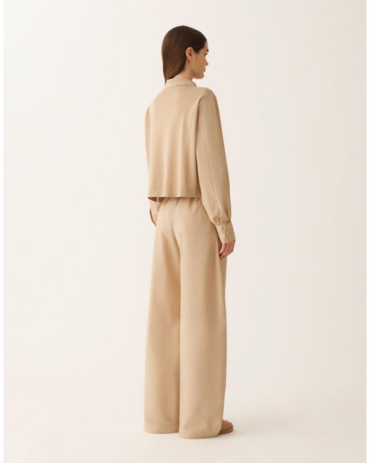 Fabiana Filippi Natural Silk And Cotton Shirt, Maple