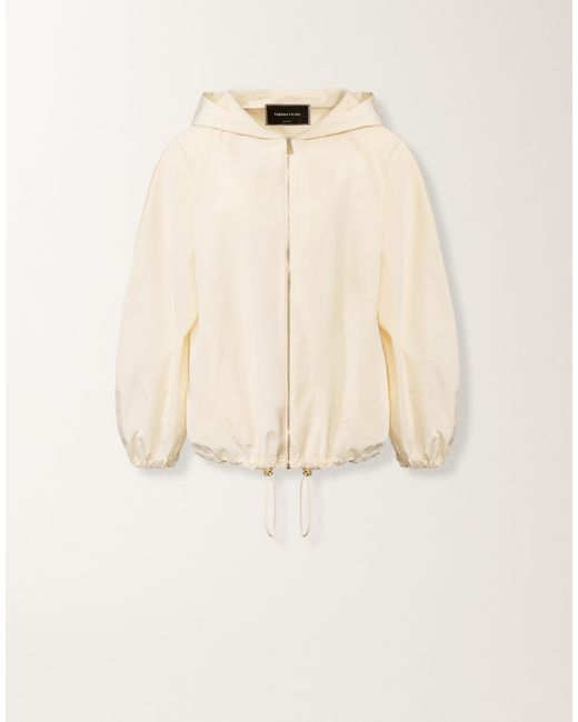 Fabiana Filippi Natural Technical Taffeta Bomber Jacket