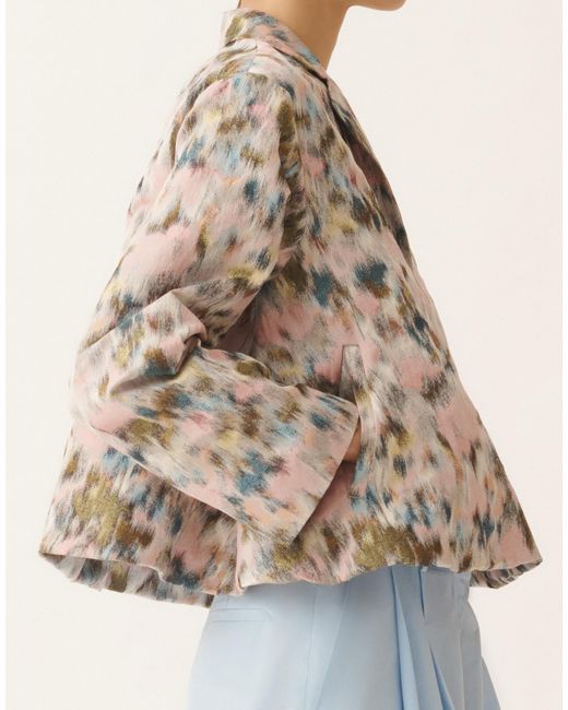 Fabiana Filippi Natural Chiné Technical Jacket, Chiné