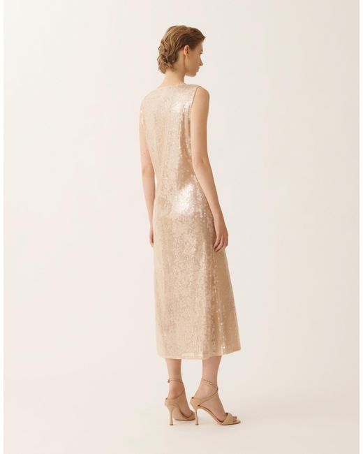 Fabiana Filippi Water-Effect Sequin Dress in White | Lyst Fabiana Filippi Water-Effect Sequin Dress in White | Lyst