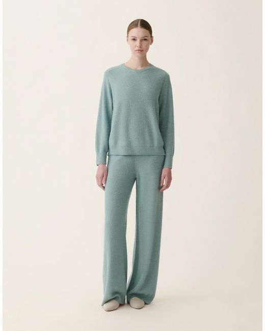 Fabiana Filippi Green Wool And Silk Sweater With Sequins