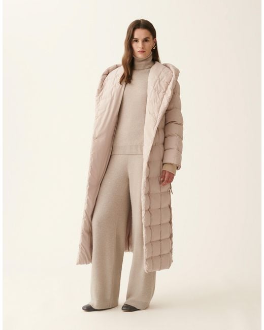 Fabiana Filippi Natural Long Ultralight Technical Down Coat