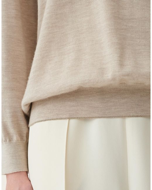 Fabiana Filippi Natural Cashmere And Silk Sweater