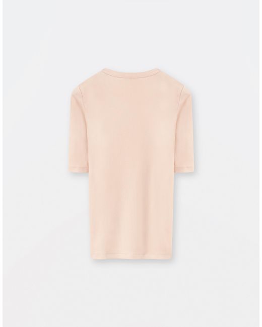 Fabiana Filippi Pink T-Shirt Aus Jersey