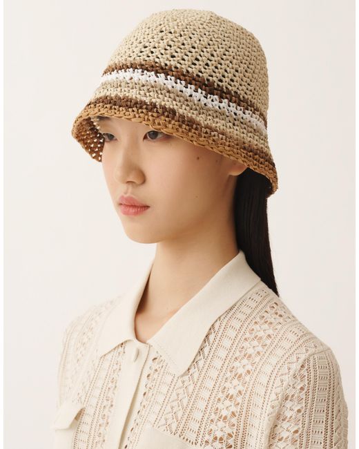 Fabiana Filippi Natural Crochet Fisherman Hat