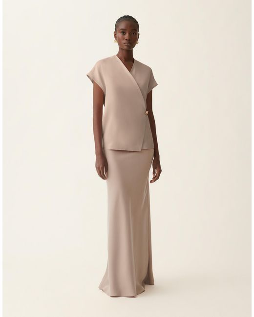 Fabiana Filippi Natural Fluid Vest Top