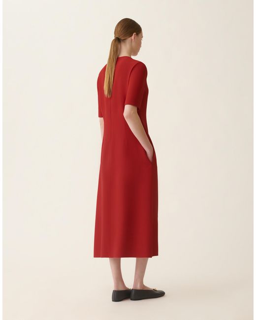 Fabiana Filippi Red Cady Dress