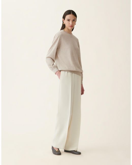 Fabiana Filippi Natural Cashmere And Silk Sweater